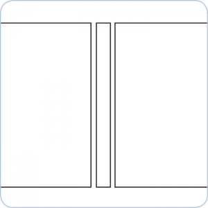 Textiltrennelement 200cm